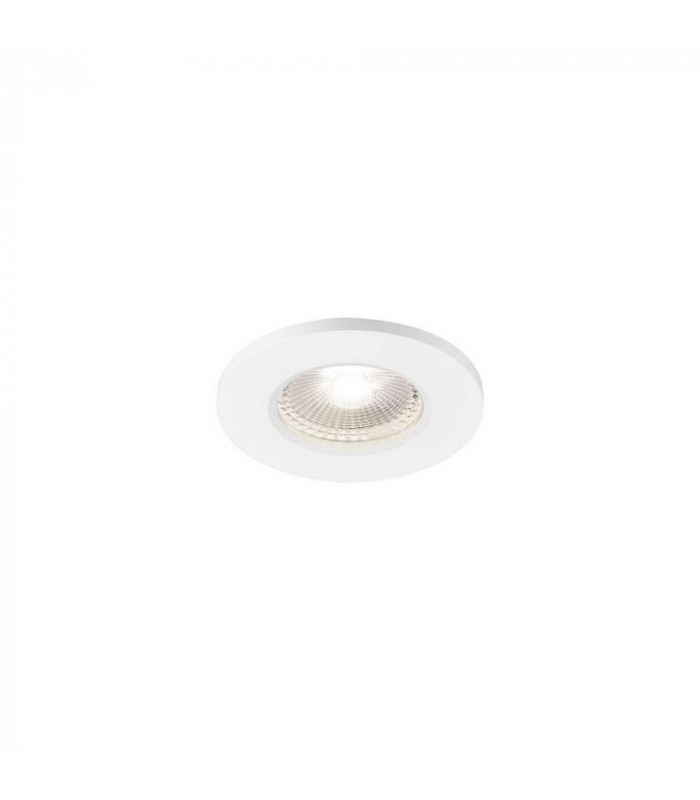 LED Recessed Fire Rated Ceiling Downlight, White, 4000K, Dimmable, Ip65
