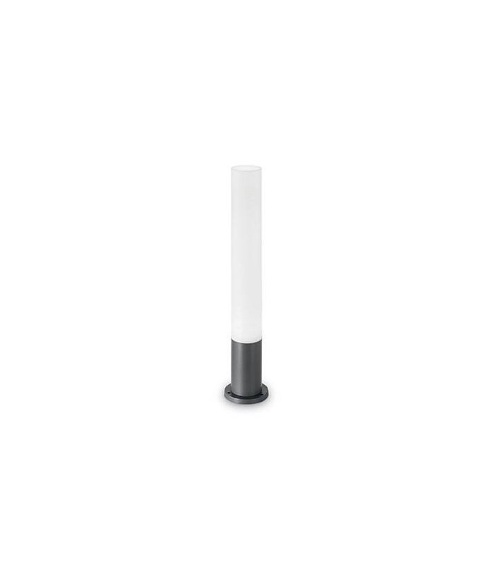 1 Light Round Outdoor Bollard Anthracite IP44