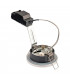 Outdoor Round Recessed Spotlight, White, IP65