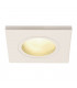 Outdoor Square Recessed Spotlight, White, IP65