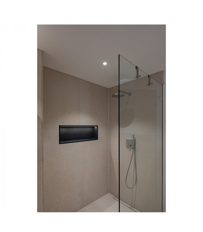 Outdoor Round Recessed Spotlight, White, IP65, GU10