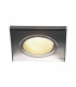 Outdoor Square Recessed Spotlight, Chrome, IP65, GU10