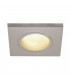 Outdoor Square Recessed Spotlight, Silver Grey, IP65, GU10