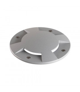 Cover Only, 4 Outlets, Silver-Grey (LED Module Sold Separately)