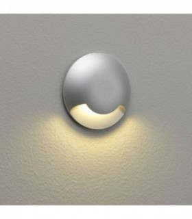 LED 1 Light Outdoor Wall Light Painted Silver IP67