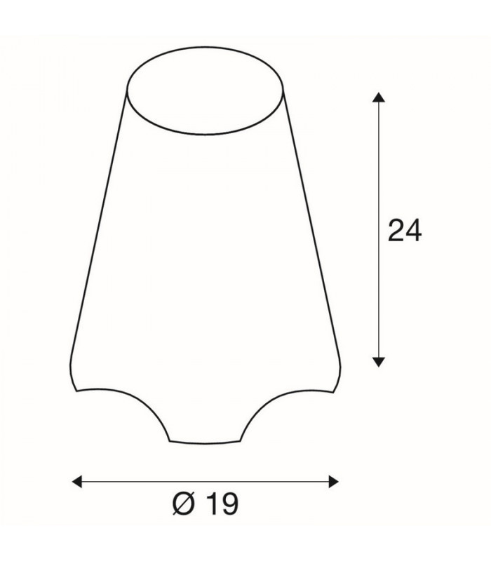 1 Light Outdoor Table Lamp, E27, Ip44, White