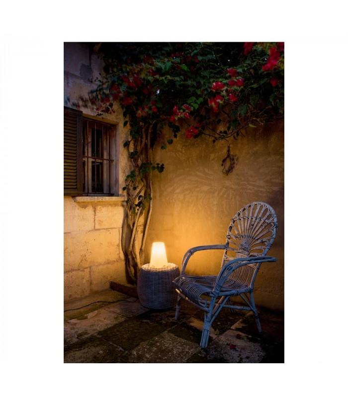 1 Light Outdoor Table Lamp, E27, Ip44, White