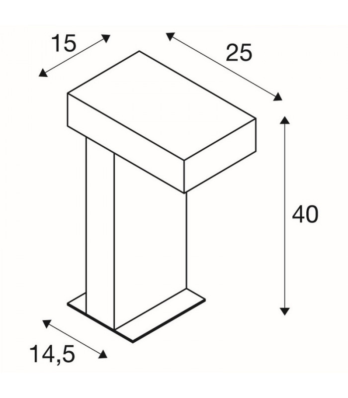 Outdoor Pathway And Floor Stand, Led, 3000K, Round, Anthracite, 15W, Can Be Converted To A Spike Light, IP55