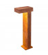 LED Outdoor Floor Stand, Rust-Coloured, Ip55 3000K