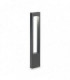 1 Light Outdoor Bollard Anthracite IP44, G9
