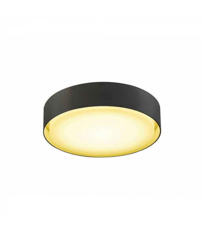 LED Outdoor Surface-Mounted Ceiling Light, Ip54, Anthracite, 3000, 4000K