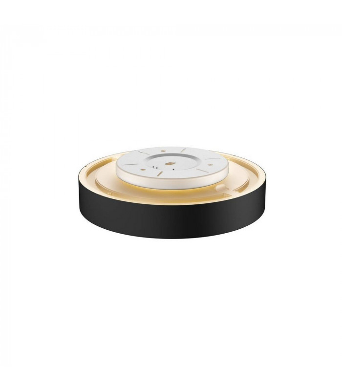 LED Outdoor Surface-Mounted Ceiling Light, Triac, Black, 3000, 4000K