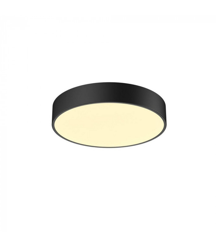 LED Outdoor Surface-Mounted Ceiling Light, Triac, Black, 3000, 4000K