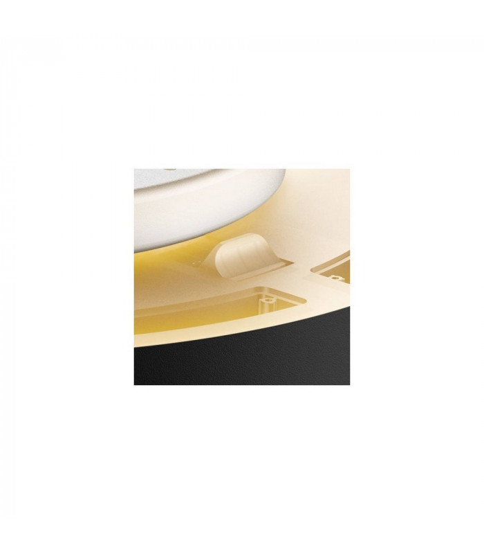 LED Outdoor Surface-Mounted Ceiling Light, Triac, Black, 3000, 4000K