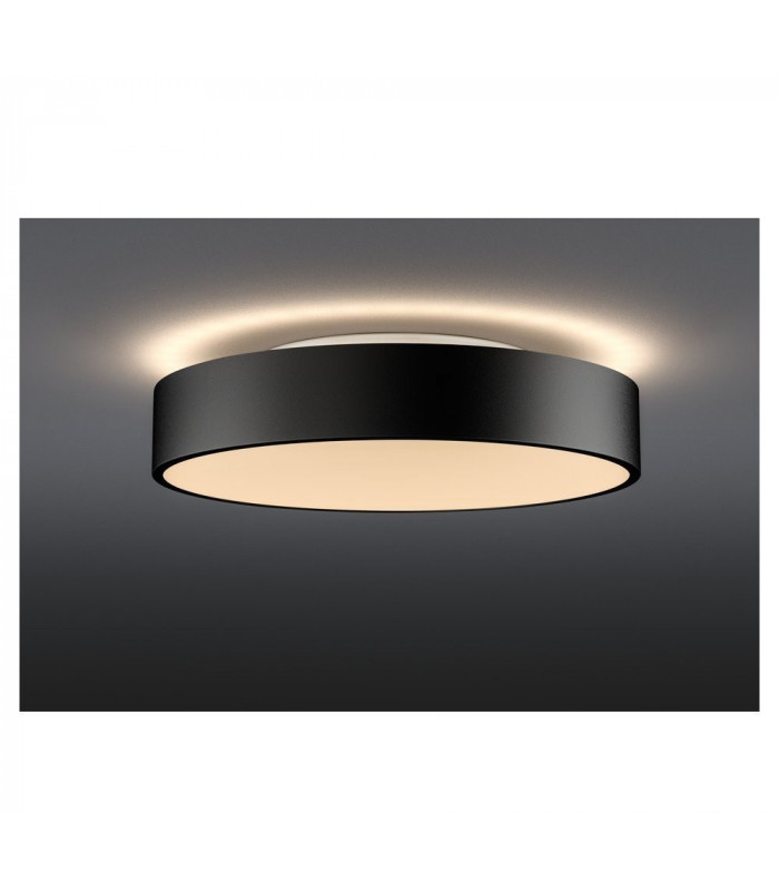 LED Outdoor Surface-Mounted Ceiling Light, Triac, Black, 3000, 4000K