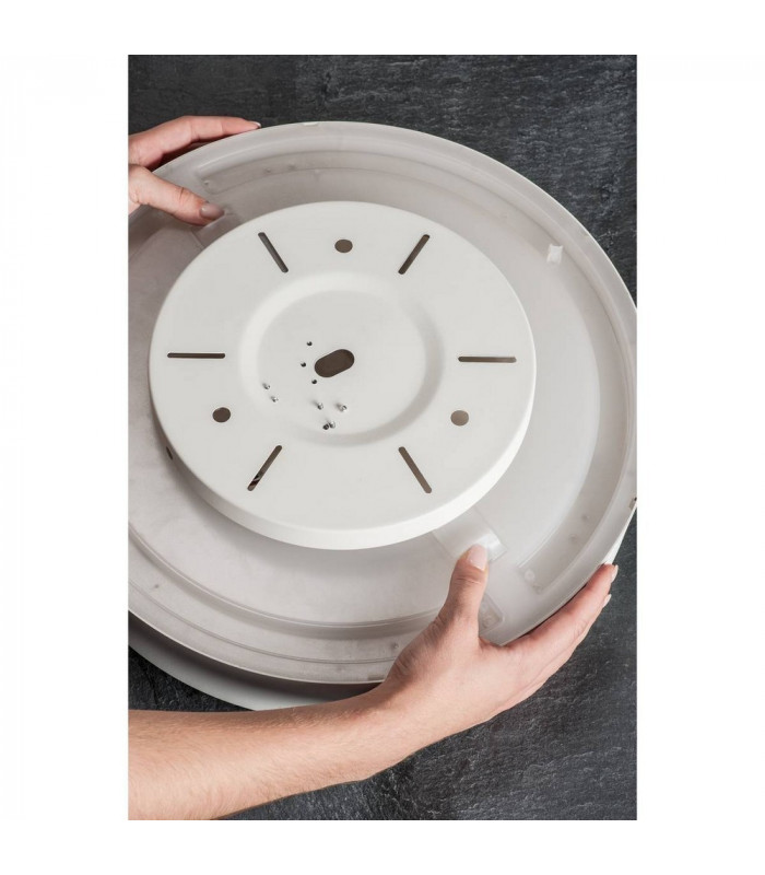 LED Outdoor Surface-Mounted Ceiling Light, Triac, White, 3000, 4000K