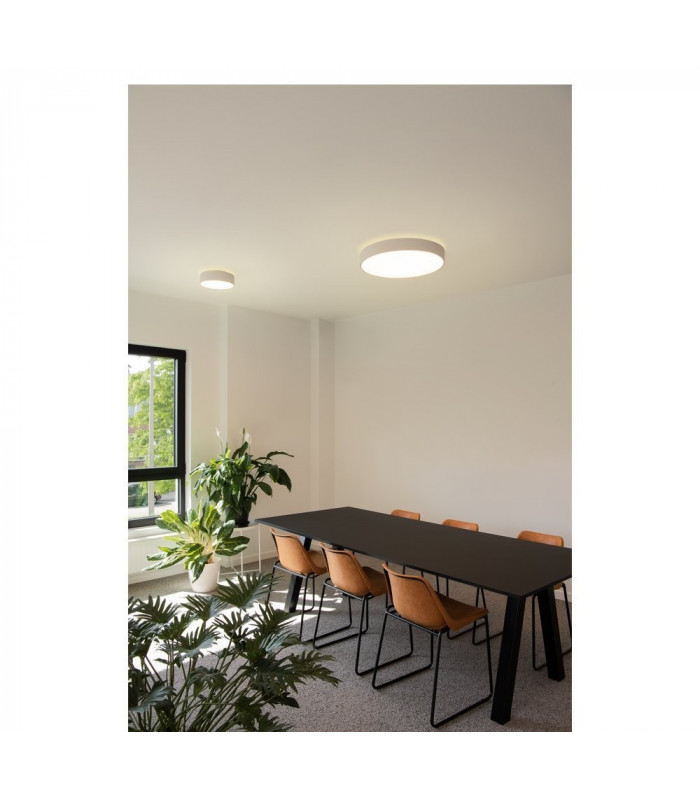 LED Outdoor Surface-Mounted Ceiling Light, Triac, White, 3000, 4000K