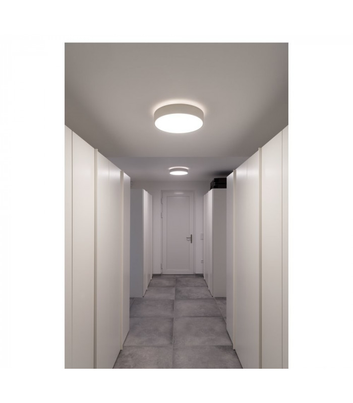 LED Outdoor Surface-Mounted Ceiling Light, Dali, White, 3000, 4000K
