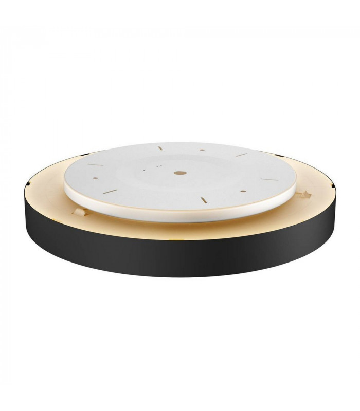 LED Outdoor Surface-Mounted Ceiling Light, Dali, Black, 3000, 4000K