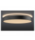 LED Outdoor Surface-Mounted Ceiling Light, Dali, Black, 3000, 4000K