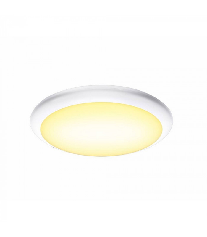 LED Outdoor Surface-Mounted Wall And Ceiling Light, White, Ip65, 3000, 4000K