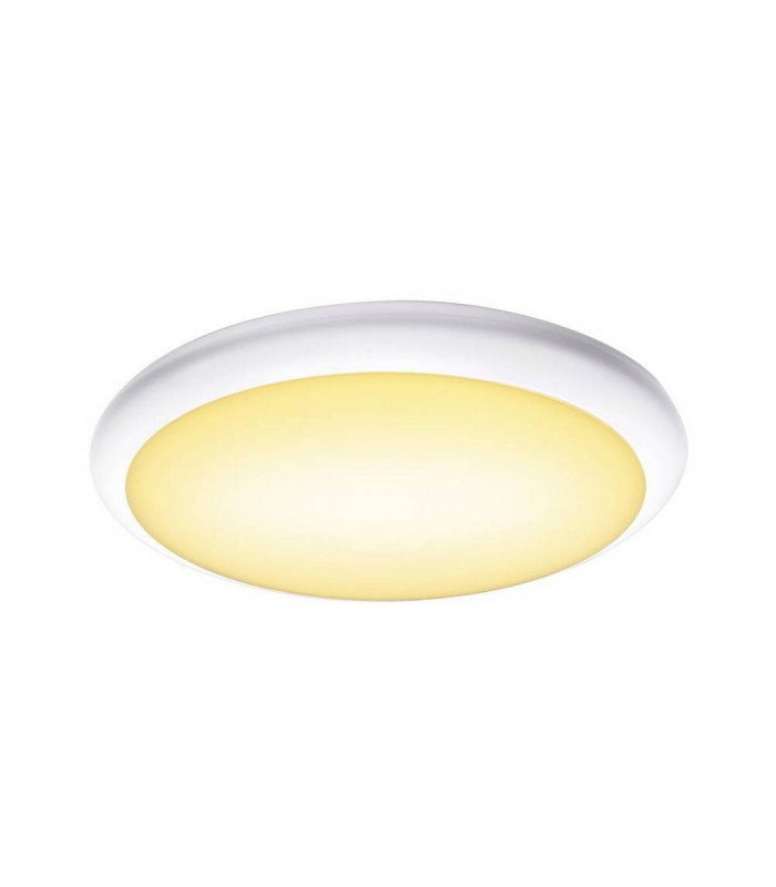 LED Outdoor Surface-Mounted Wall And Ceiling Light, White, Ip65, 3000, 4000K