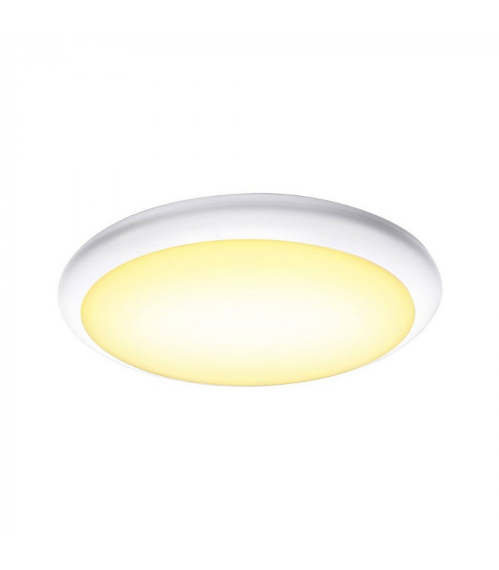 LED Outdoor Surface-Mounted Wall And Ceiling Light, White, Ip65, 3000, 4000K