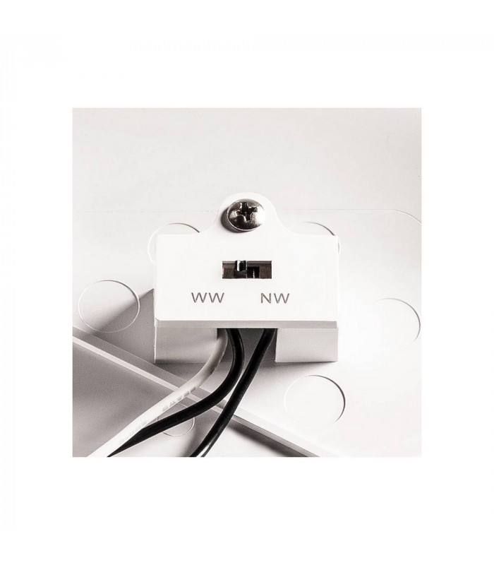 LED Outdoor Surface-Mounted Wall And Ceiling Light, White, Ip65, 3000, 4000K