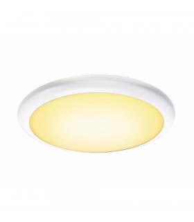 LED Outdoor Surface-Mounted Wall And Ceiling Light, White, Ip65, 3000, 4000K