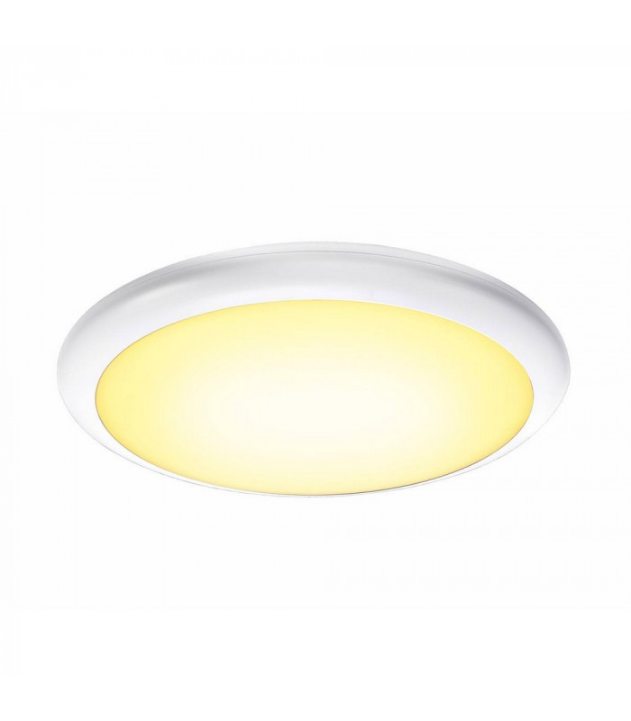 LED Outdoor Surface-Mounted Wall And Ceiling Light, White, Ip65, 3000, 4000K