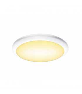 LED Outdoor Sensor Surface-Mounted Wall And Ceiling Light, White Ip65 3000, 4000K