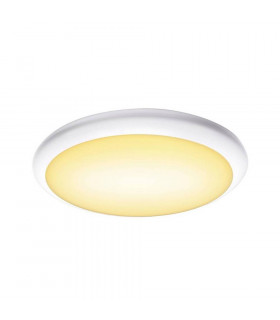 LED Outdoor Sensor Surface-Mounted Wall And Ceiling Light, White Ip65 3000, 4000K