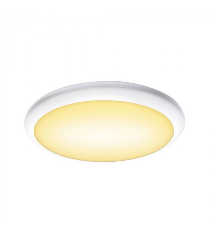 LED Outdoor Sensor Surface-Mounted Wall And Ceiling Light, White Ip65 3000, 4000K