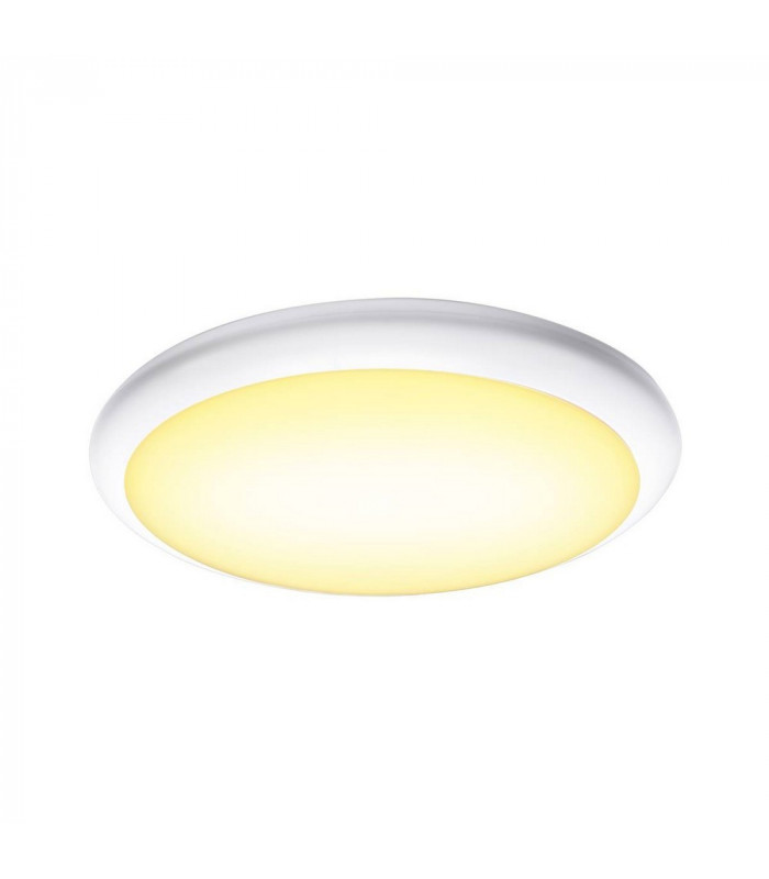 LED Outdoor Sensor Surface-Mounted Wall And Ceiling Light, White Ip65 3000, 4000K