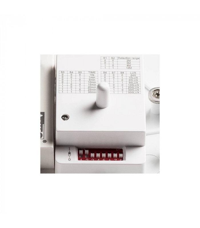 LED Outdoor Sensor Surface-Mounted Wall And Ceiling Light, White Ip65 3000, 4000K