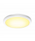 LED Outdoor Sensor Surface-Mounted Wall And Ceiling Light, White Ip65 3000, 4000K