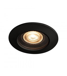 Outdoor Recessed Ceiling Downlight, Black, IP65, GU10