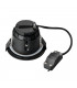 Outdoor Recessed Ceiling Downlight, Black, IP65, GU10