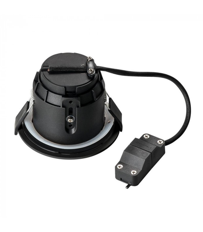 Outdoor Recessed Ceiling Downlight, Black, IP65, GU10