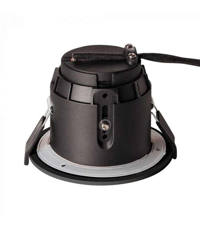 Outdoor Recessed Ceiling Downlight, Black, IP65, GU10