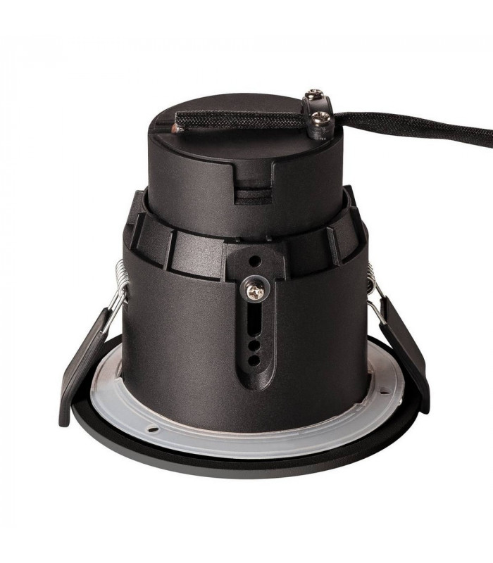Outdoor Recessed Ceiling Downlight, Black, IP65, GU10