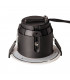 Outdoor Recessed Ceiling Downlight, Black, White, IP65, GU10