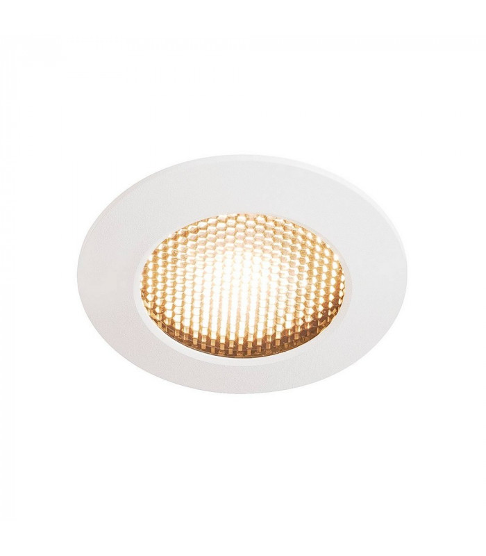 LED Outdoor Recessed Ceiling Downlight, Black, White, Ip65, 2700K
