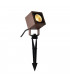 LED Outdoor Ground Spike Light, Rust Coloured Ip65, 3000K, 45d