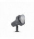 1 Light Large Outdoor Spiked Ground Light Anthracite IP65, E27