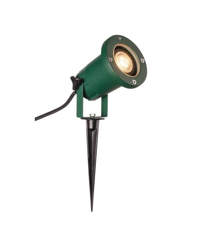 Outdoor Ground Spike Light, Green Ip65, GU10