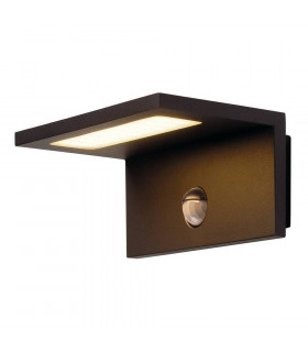 LED Outdoor Sensor Wall Down Light, Ip44, Anthracite, 3000K