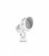 1 Light Small Outdoor Spiked Ground Light White IP65, GU10