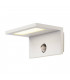 LED OutdoorSensor Wall Down Light, Ip44, White, 3000K