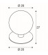 1 Light Outdoor Floor Stand, E27, Anthracite, Ip44